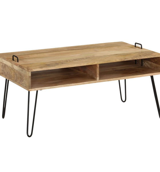 Couchtisch Massivholz Mango 100x60x45 cm