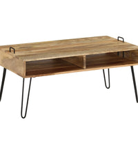 Couchtisch Massivholz Mango 100x60x45 cm