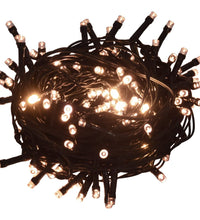 Lichterkette mit 600 LEDs 60 m 8 Lichteffekte IP44 Warmweiß
