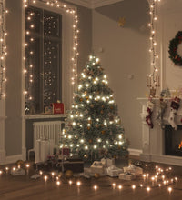Lichterkette mit 600 LEDs 60 m 8 Lichteffekte IP44 Warmweiß