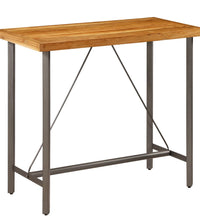 Bartisch Recyceltes Massivholz Teak 120x58x106 cm