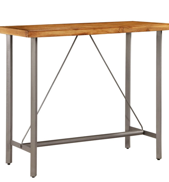 Bartisch Recyceltes Massivholz Teak 120x58x106 cm