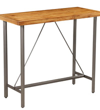 Bartisch Recyceltes Massivholz Teak 120x58x106 cm