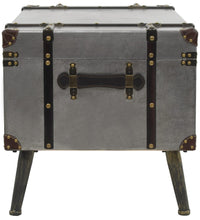 Couchtisch MDF und Aluminium 102x51x47,5 cm