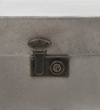 Couchtisch MDF und Aluminium 102x51x47,5 cm