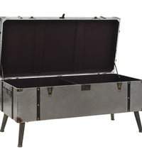 Couchtisch MDF und Aluminium 102x51x47,5 cm