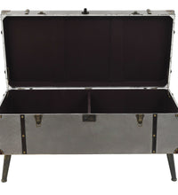 Couchtisch MDF und Aluminium 102x51x47,5 cm