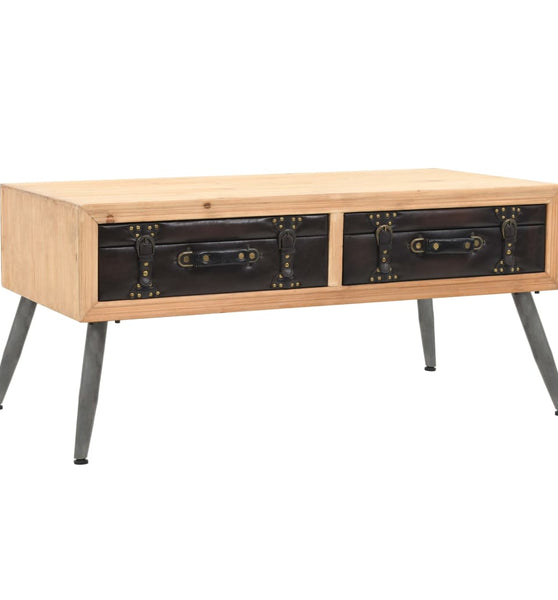 Couchtisch Tannenholz Massiv 115 × 55 × 50 cm