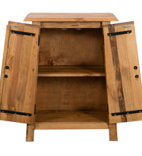 Bad-Beistellschrank Massivholz Kiefer 59x32x80 cm