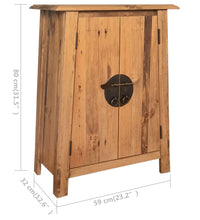 Bad-Beistellschrank Massivholz Kiefer 59x32x80 cm