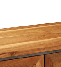 Sideboard Recyceltes Teakholz und Stahl 65x30x70 cm