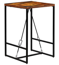 Bartisch Altholz Massiv 70x70x106 cm