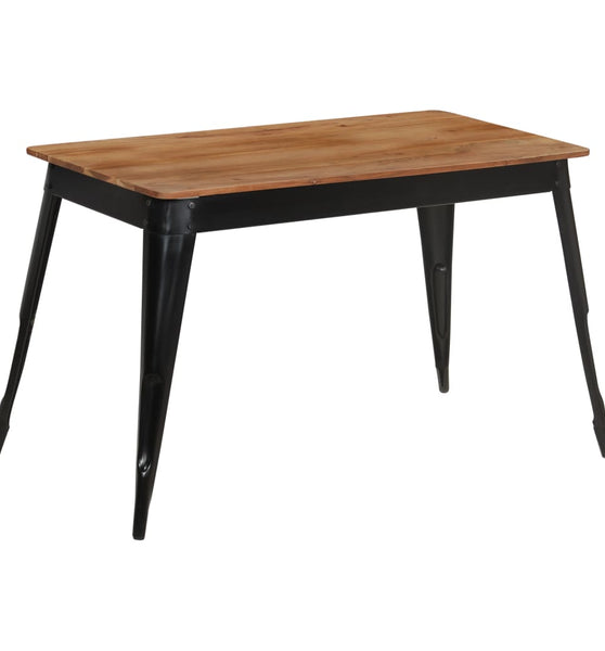 Esstisch Massivholz Akazie und Stahl 120x60x76 cm