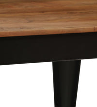 Esstisch Massivholz Akazie und Stahl 120x60x76 cm