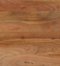Esstisch Massivholz Akazie und Stahl 120x60x76 cm