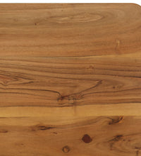 Esstisch Massivholz Akazie und Stahl 75x75x76 cm
