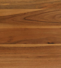 Esstisch Massivholz Akazie und Stahl 75x75x76 cm
