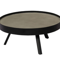 Couchtisch mit Tischplatte aus Beton 74x32 cm