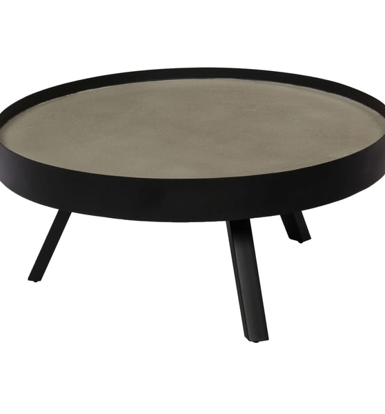 Couchtisch mit Tischplatte aus Beton 74x32 cm