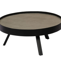Couchtisch mit Tischplatte aus Beton 74x32 cm