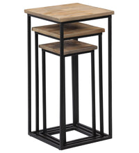 Beistelltisch-Set 3-tlg. Recyceltes Teak