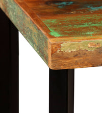 3-tlg. Bar-Set Altholz Massiv, Echtleder und Canvas