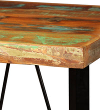 3-tlg. Bar-Set Altholz Massiv, Echtleder und Canvas