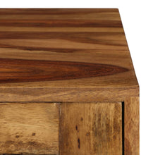 Couchtisch Massivholz Palisander Honigbraun 110x50x37 cm