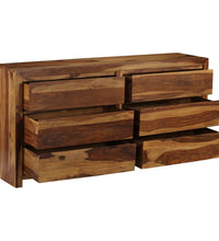 Schubladenschrank Massivholz Palisander 160×40×80 cm