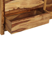 Schubladenschrank Massivholz Palisander 160×40×80 cm