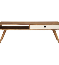 Couchtisch 110x50x35 cm Massivholz Palisander