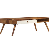 Couchtisch 110x50x35 cm Massivholz Palisander