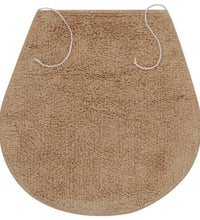Badematten-Set 3-tlg. Stoff Beige
