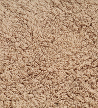 Badematten-Set 3-tlg. Stoff Beige
