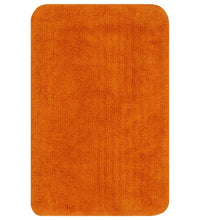 Badematten-Set 3-tlg. Stoff Orange
