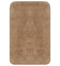 Badematten-Set 2-tlg. Stoff Beige