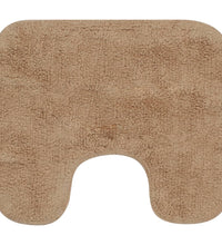 Badematten-Set 2-tlg. Stoff Beige