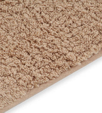 Badematten-Set 2-tlg. Stoff Beige