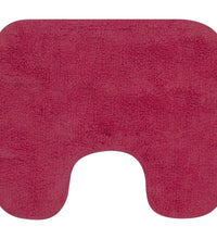 Badematten-Set 2-tlg. Stoff Fuchsia