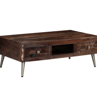 Couchtisch Altholz Massiv 100x60x35 cm