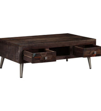 Couchtisch Altholz Massiv 100x60x35 cm