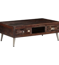 Couchtisch Altholz Massiv 100x60x35 cm
