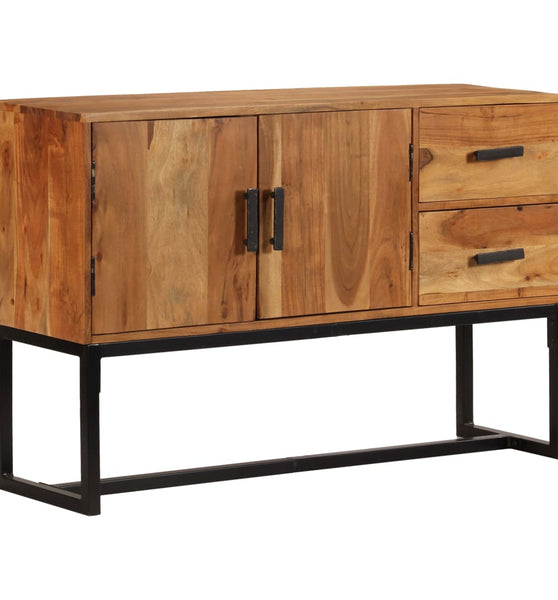 Sideboard Braun 110x30x70 cm Massivholz Akazie