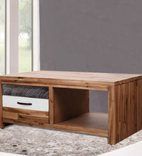 Couchtisch Massivholz Akazie 90x50x37,5 cm