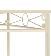Beistelltisch Vintage-Stil Metall 87x34x73 cm Gold