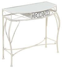 Beistelltisch Französischer Stil Metall 82x39x76 cm Weiß