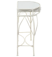 Beistelltisch Französischer Stil Metall 82x39x76 cm Weiß