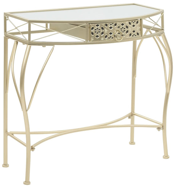 Beistelltisch Französischer Stil Metall 82x39x76 cm Golden