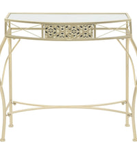 Beistelltisch Französischer Stil Metall 82x39x76 cm Golden