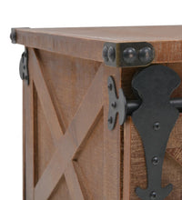 Couchtisch Massivholz Tanne 91x51x38 cm Braun